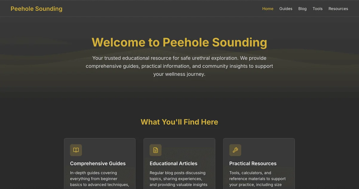 Welcome to Gentle Urethral Exploration – Your Safe Path to Internal Harmony